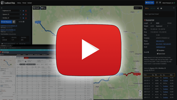 Preview the Loadboard Ninja Extension